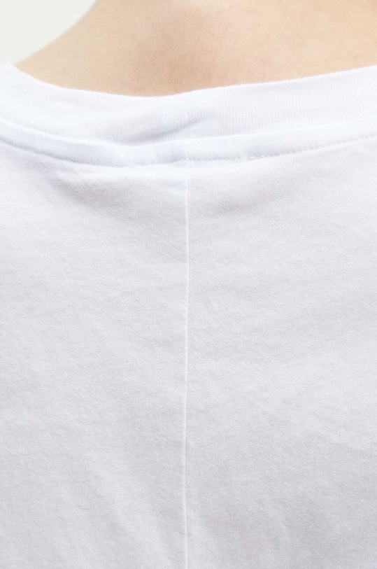 Bavlněné tričko American Vintage VUP02BH24 bílá