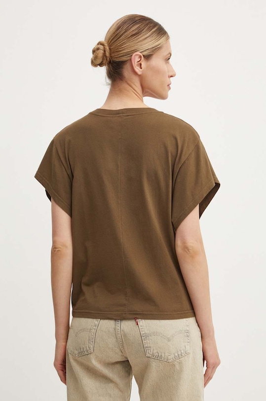 Abbigliamento American Vintage t-shirt in cotone VUP02BH24 verde