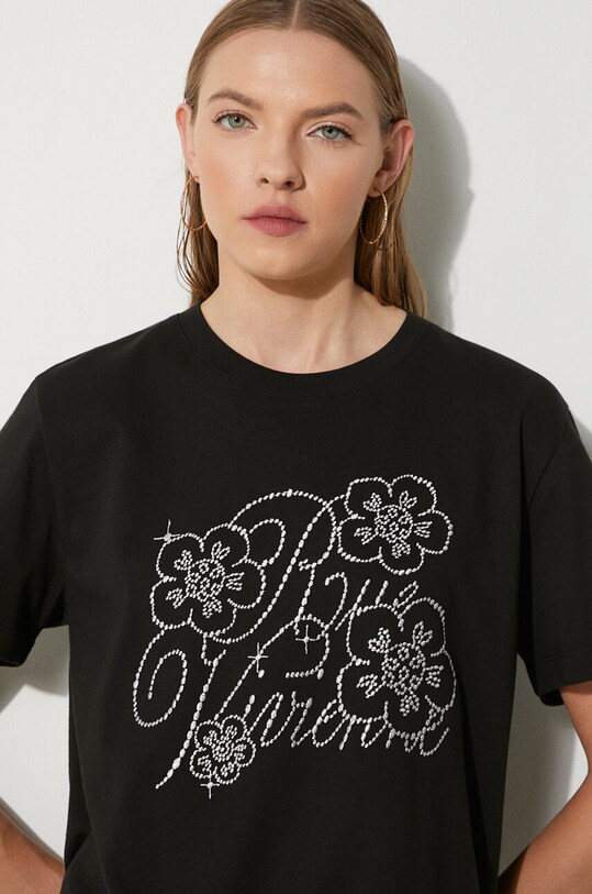 Kenzo cotton t-shirt Constellation Emb FE62TS1434SG.99J black