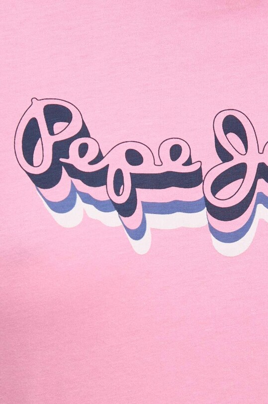 Pepe Jeans tricou din bumbac ENARA PL505879 roz