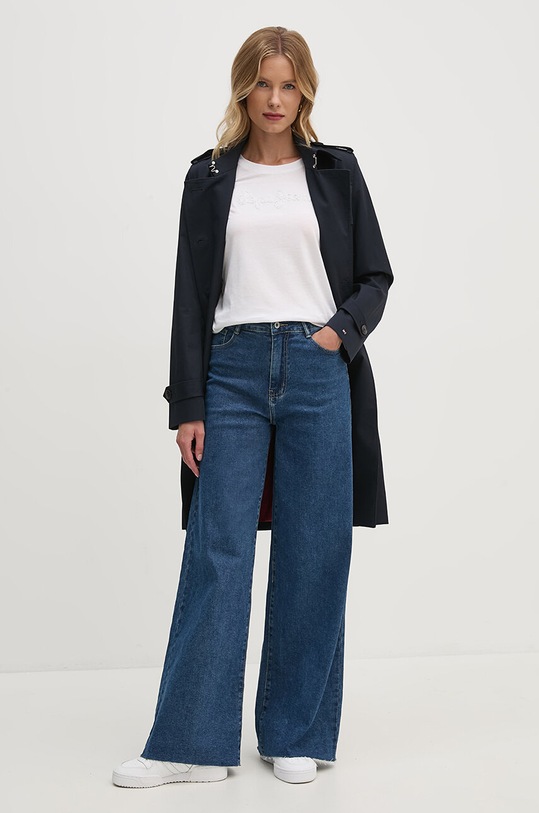Bavlněné tričko Pepe Jeans ESPE PL505896 bílá AW24