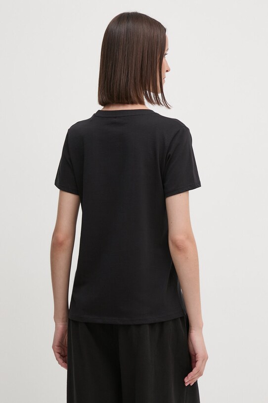 Oblečení Bavlněné tričko Pepe Jeans FIORE PL505951 černá