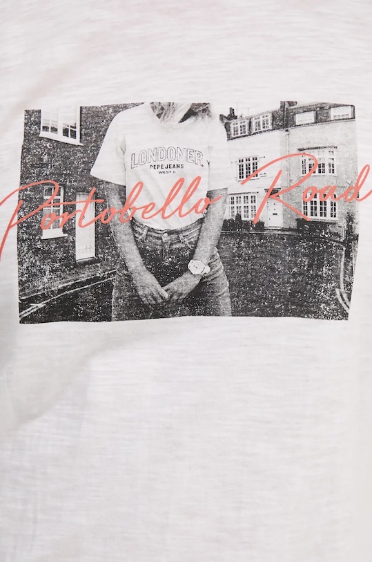 Хлопковая футболка Pepe Jeans GLORY PL505963 белый
