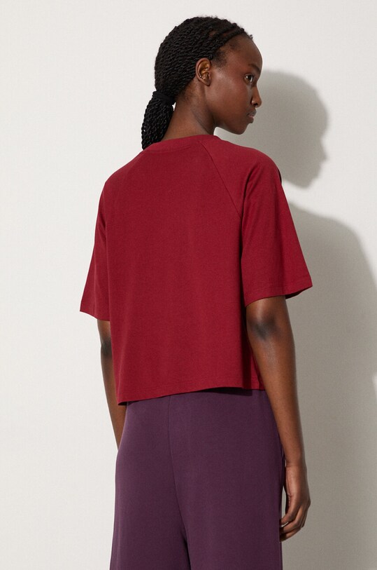 Oblečení Bavlněné tričko Puma Classics Play Paris Relaxed Tee 626808 burgundské