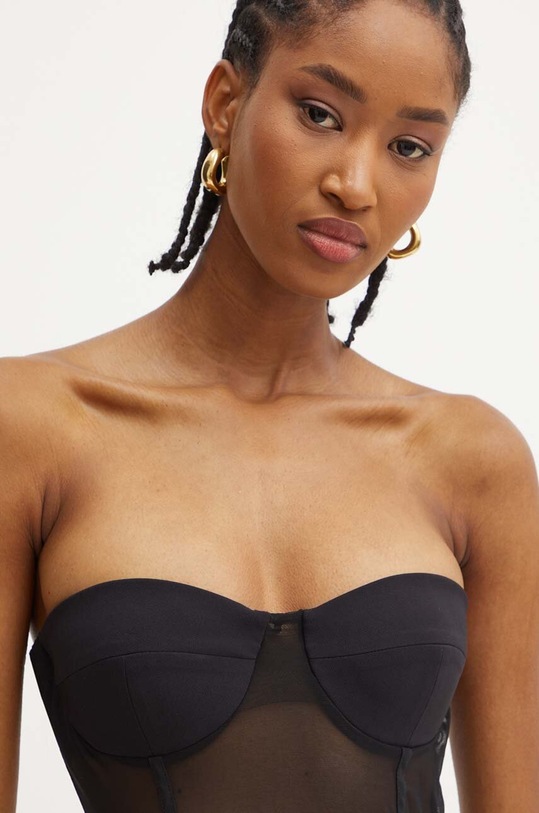Elisabetta Franchi top czarny TO00647E2