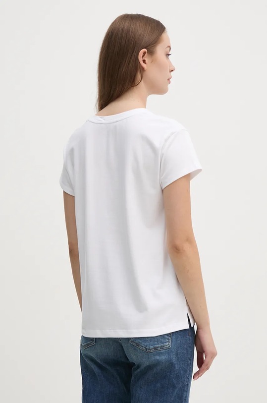 Îmbrăcăminte Barbour tricou din bumbac LTS0657 alb