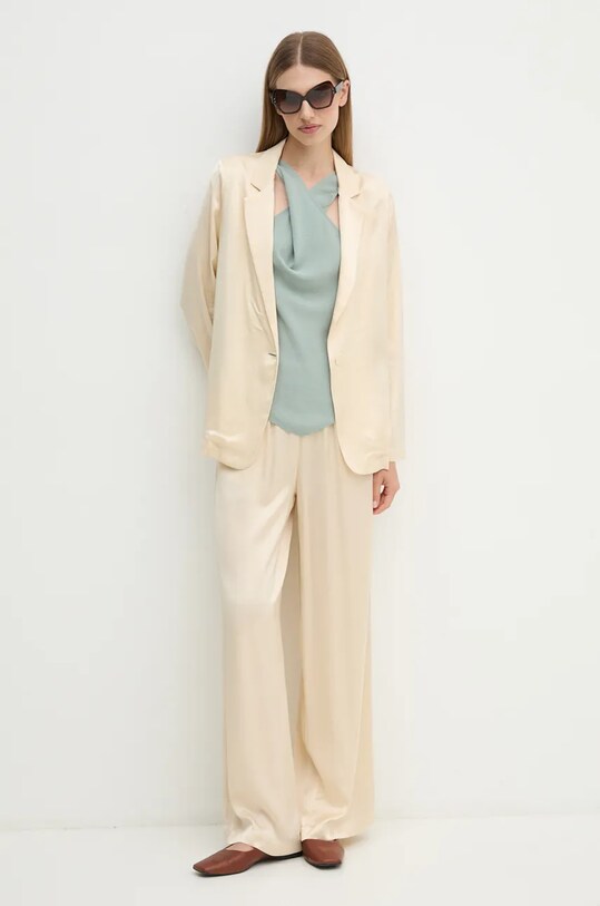 Sisley bluzka 5LTHLH019 zielony AW24
