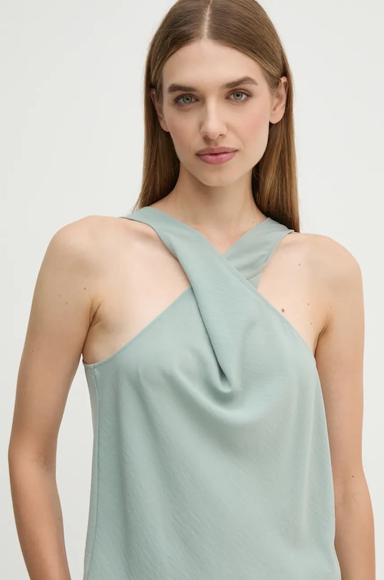 Blúzka Sisley zelená 5LTHLH019