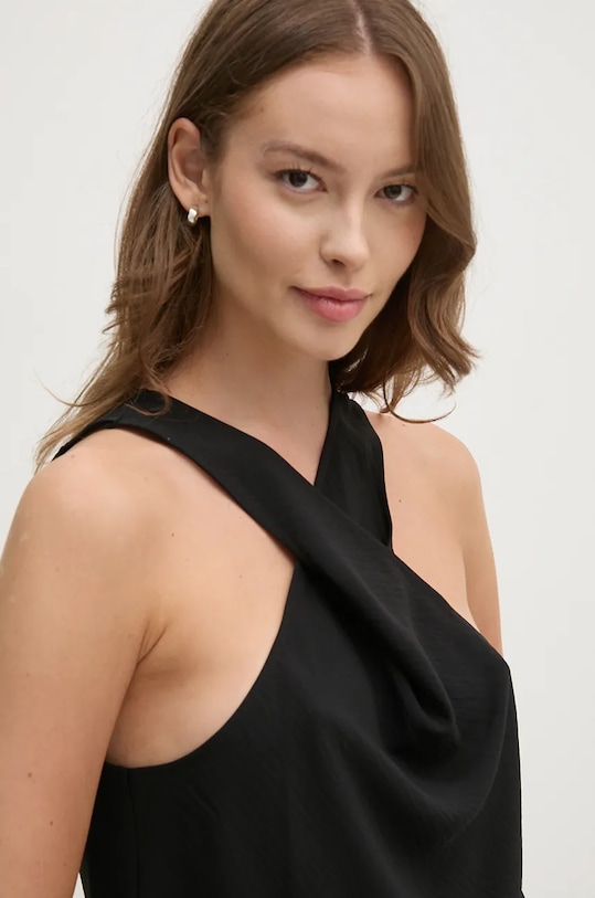 Blúzka Sisley čierna 5LTHLH019