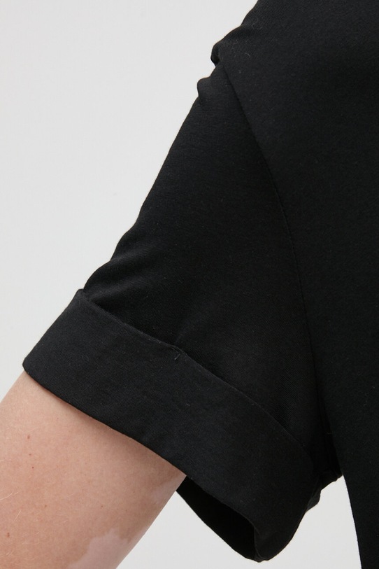 Majica kratkih rukava Sisley 3QU4L106I crna