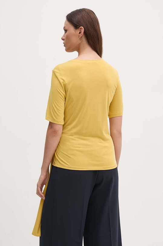 Odzież Sisley t-shirt 350XL106A żółty