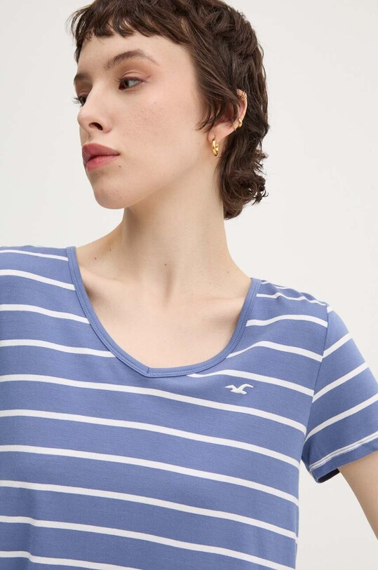 Hollister Co. tricou albastru KI339.3689.204