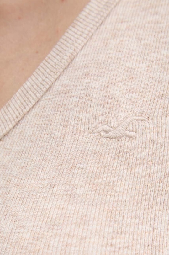 Tričko Hollister Co. KI339.3774.145 béžová