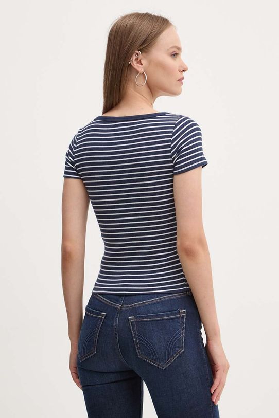 Odjeća Majica kratkih rukava Hollister Co. KI339.3774.204 mornarsko plava