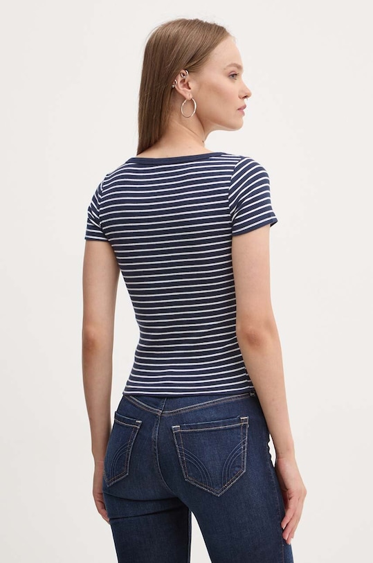 Odzież Hollister Co. t-shirt KI339.3774.204 granatowy