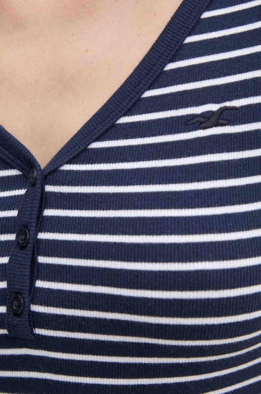 Hollister Co. t-shirt KI339.3774.204 granatowy