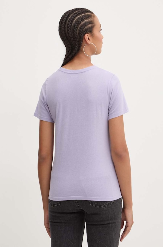 Oblečení Bavlněné tričko Hollister Co. KI357.3295.630 fialová