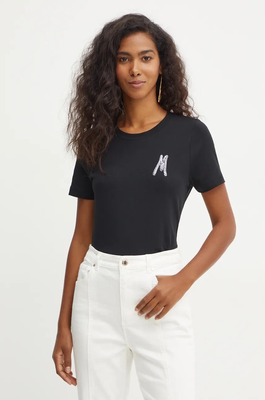 Tričko Marciano by Guess BONNIE nášivka čierna 4BGI15.6008A