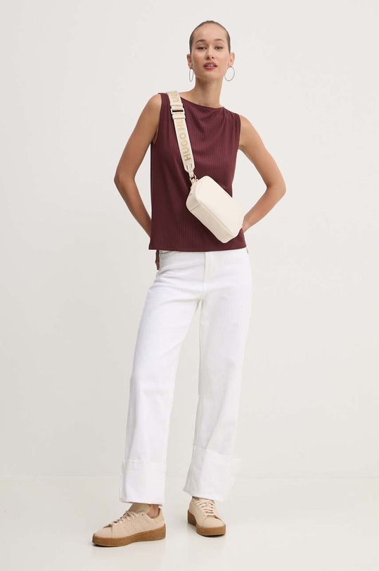 Top Abercrombie & Fitch KI139.4638.480 μπορντό AW24