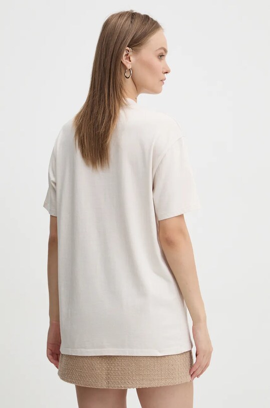 Îmbrăcăminte Abercrombie & Fitch tricou din bumbac KI157.1200.178 bej