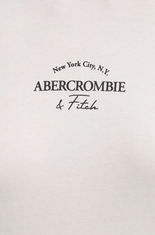 Abercrombie & Fitch tricou din bumbac KI157.1200.178 bej