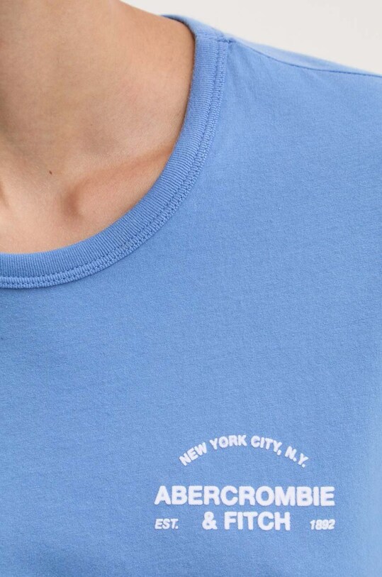 Abercrombie & Fitch tricou din bumbac KI157.4307.101 albastru