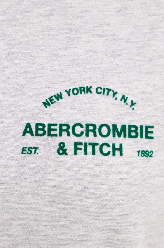 Bavlnené tričko Abercrombie & Fitch KI157.4307.112 sivá