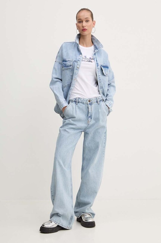 Abercrombie & Fitch t-shirt KI157.4308.100 biały AW24