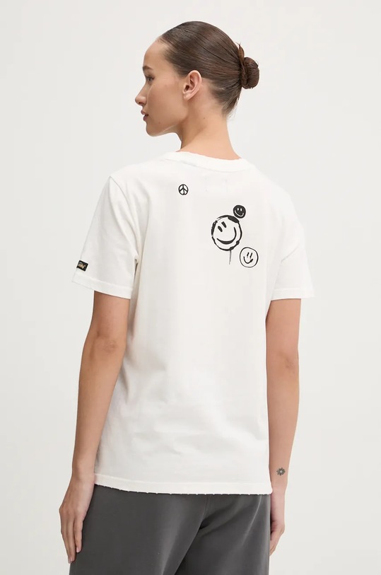 Oblečení Bavlněné tričko Superdry W1011498A.34C béžová