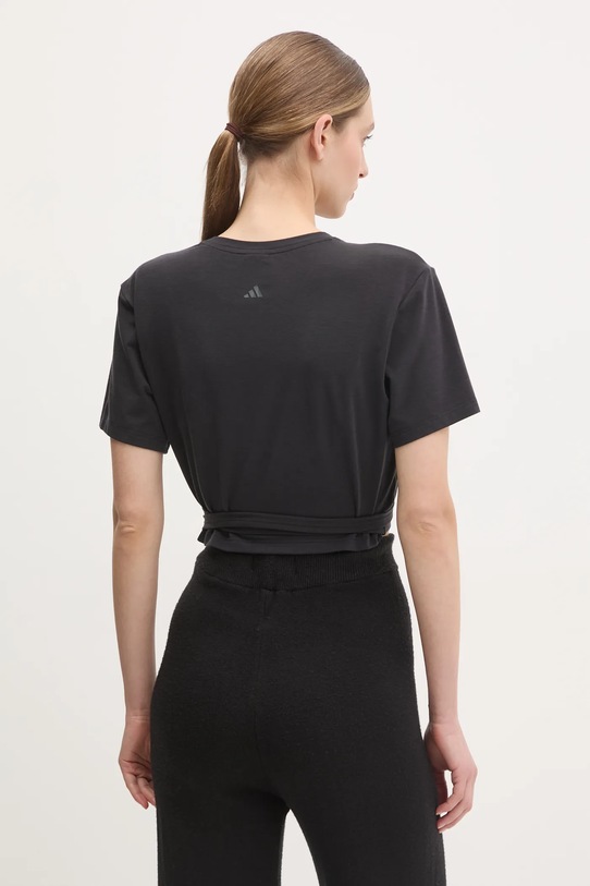 Oblačila Kratka majica za jogo adidas Performance Yoga IS6713 črna