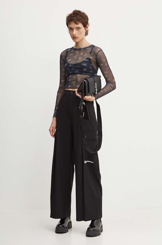 Лонгслив Kaotiko AP035.01.M002 чёрный AW24