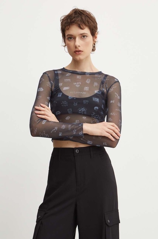 Kaotiko longsleeve negru AP035.01.M002