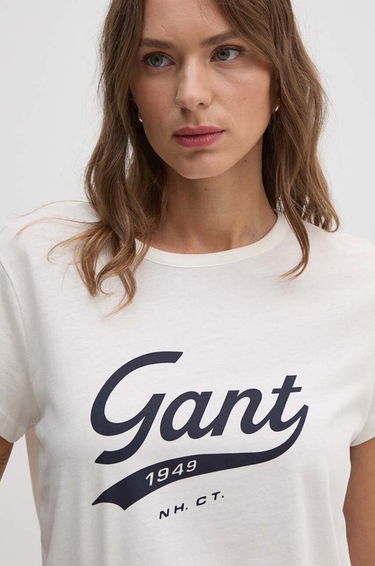 Gant tricou din bumbac bej 4200482