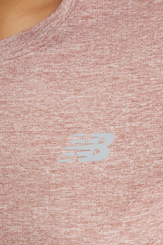 New Balance t-shirt treningowy Athletics WT41253SWA różowy