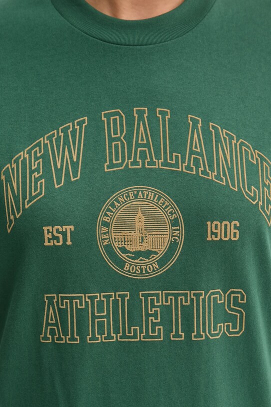 New Balance tricou din bumbac WT43548NWG verde