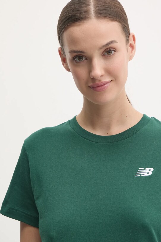 New Balance tricou din bumbac verde WT41509NWG
