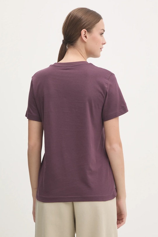 Odjeća Pamučna majica New Balance WT41509PLN bordo