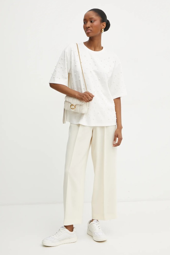Tričko Twinset 242LL2MAA béžová AW24