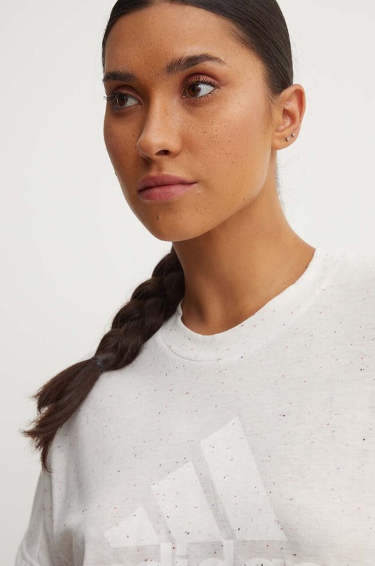 Μπλουζάκι adidas λευκό IS3602