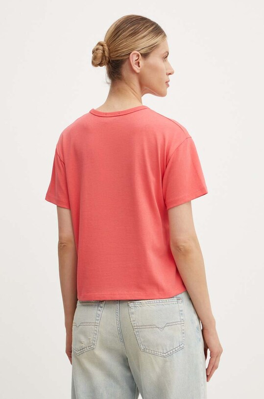 Îmbrăcăminte A.P.C. tricou din bumbac t-shirt boxy petit vpc COHBQ.F26390 portocaliu