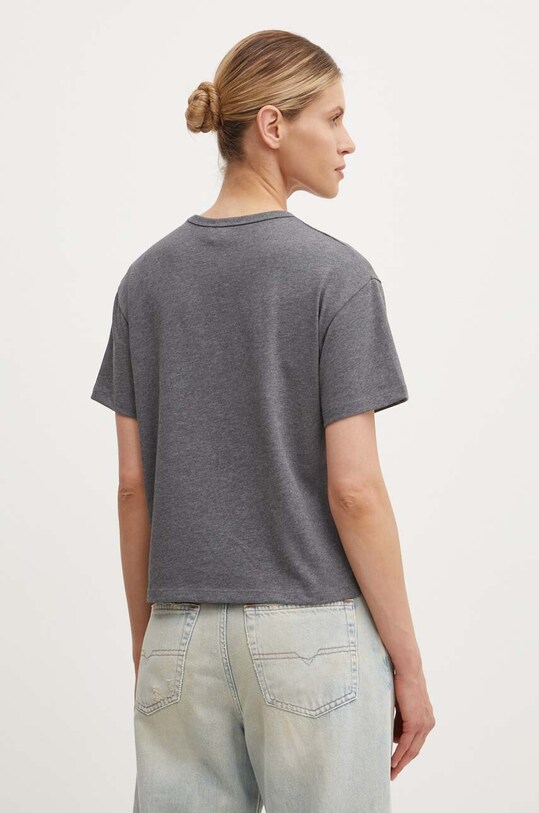 Îmbrăcăminte A.P.C. tricou din bumbac t-shirt boxy petit vpc COHBQ.F26390 gri