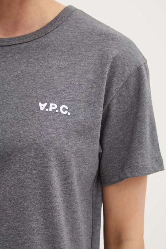 Pamučna majica A.P.C. t-shirt boxy petit vpc COHBQ.F26390 siva