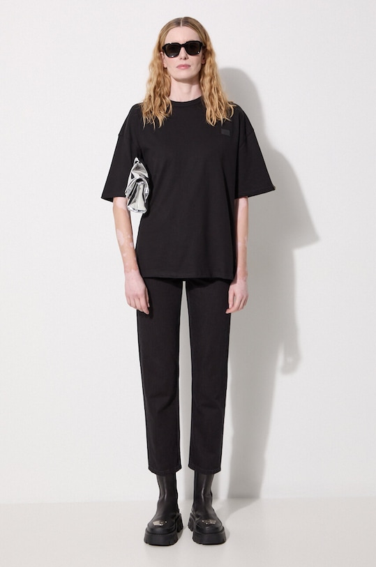 Maglietta Alpha Industries in cotone Essentials RL 146061 nero AW24