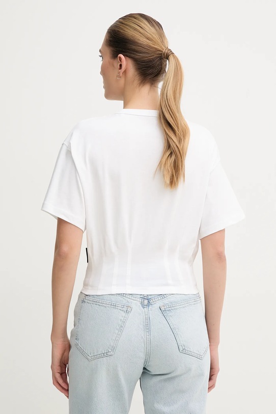 Îmbrăcăminte Alpha Industries tricou din bumbac Waisted 148070 alb