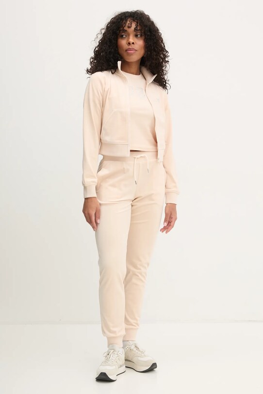 Футболка из велюра Guess COUTURE V4BI29.KBXI2 бежевый AW24