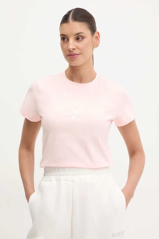 Футболка Guess COLETTE розовый V4YI21.KCDH1