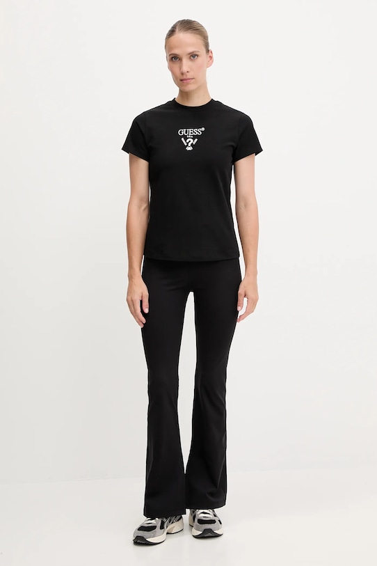 Tričko Guess COLETTE V4YI21.KCDH1 černá SS25