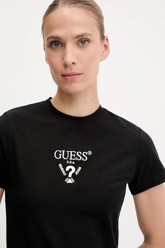 Tričko Guess COLETTE černá V4YI21.KCDH1