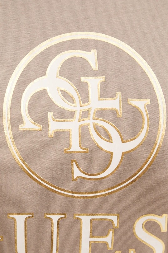 Bavlněné tričko Guess STACIE V4BI00.I3Z14 béžová