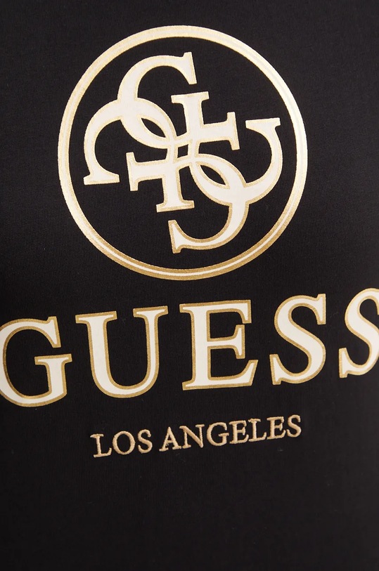 Guess t-shirt bawełniany STACIE V4BI00.I3Z14 czarny